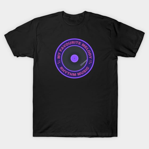 My favourite melody Rhythm music T-Shirt by InspiredCreative